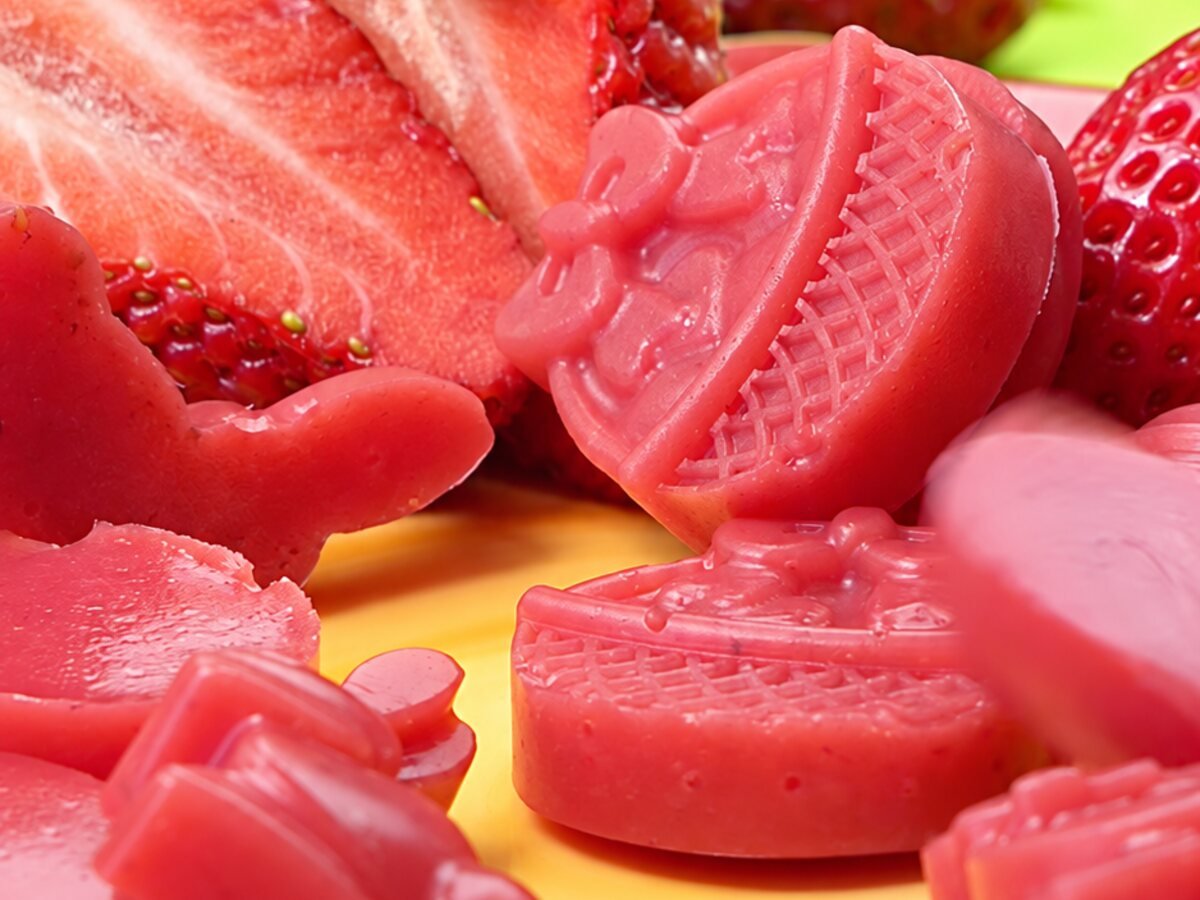 Les bonbons de fraises au citron